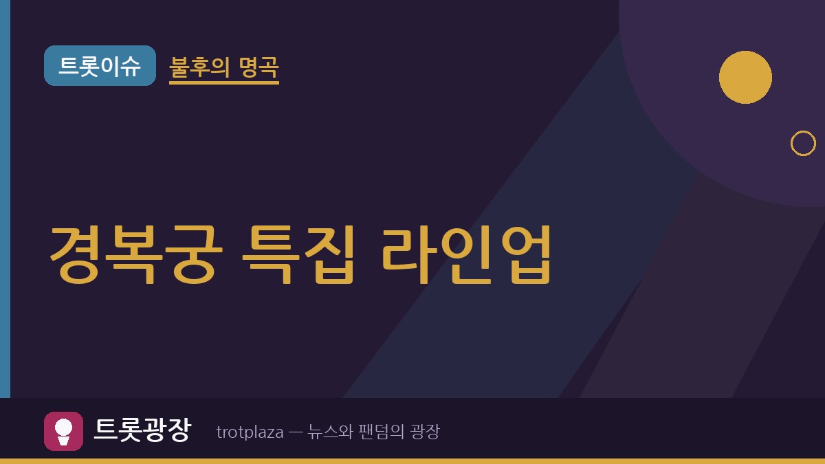 ‘불후의 명곡’ 777회 경복궁 특집…송가인·박지현·엔믹스 한 무대 오른다